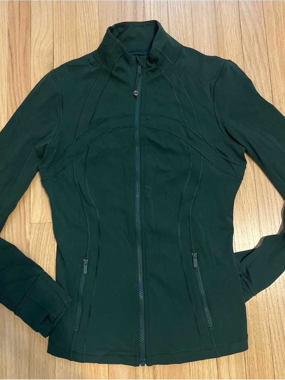 Lululemon Define Nulu Jacket Size 10 Forrest Green